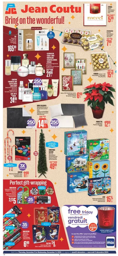 Pharmacy & Beauty offers in Quebec | Exclusive bargains in Jean Coutu | 2024-12-05 - 2024-12-11