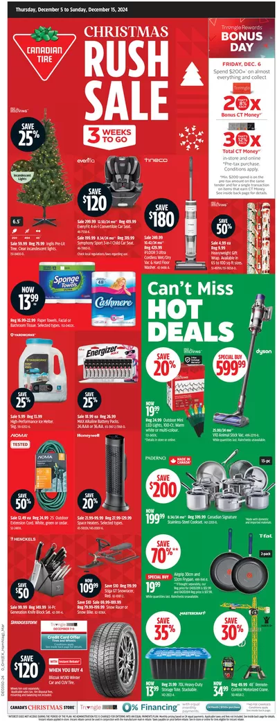 Canadian Tire catalogue in Kitchener | Offers for bargain hunters | 2024-12-05 - 2024-12-15