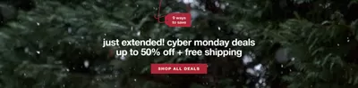 Home & Furniture offers in Vancouver | Cyber Monday Up To 50% Off in Crate & Barrel | 2024-12-03 - 2024-12-03