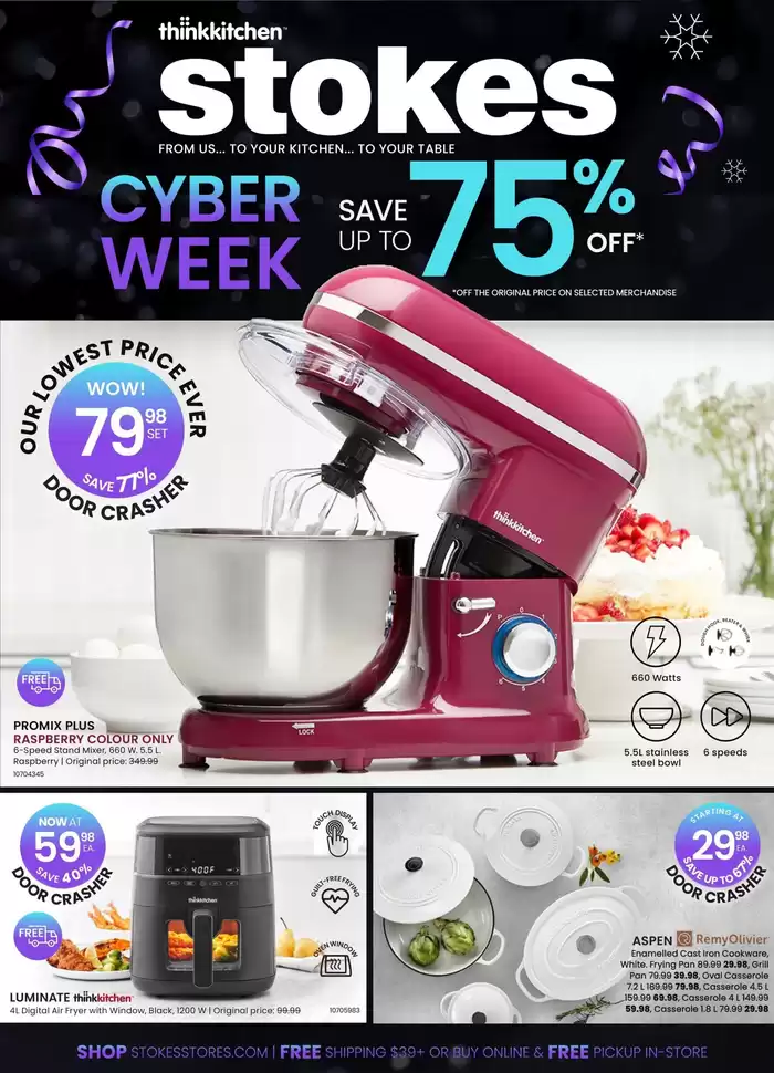 Stokes catalogue in Kitchener | Cyber Week Up To 75% Off | 2024-12-03 - 2024-12-08