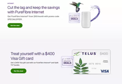 Electronics offers in Whitchurch-Stouffville | Current deals and offers in Telus | 2024-12-03 - 2024-12-17