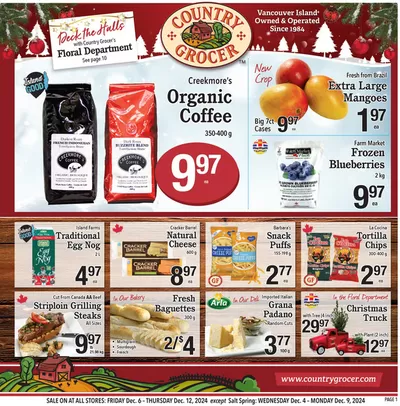 Country Grocer catalogue in Nanaimo | Our best deals for you | 2024-12-04 - 2024-12-18