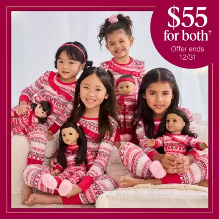 American Girl catalogue in Toronto | Matching Girl & Doll PJs | 2024-12-04 - 2024-12-31