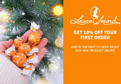 Grocery offers in Carignan | Get 10% Off Your First Order in Laura Secord | 2024-12-04 - 2024-12-18