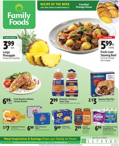 Grocery offers in Esterhazy | Current bargains and offers in Family Foods | 2024-12-05 - 2024-12-19