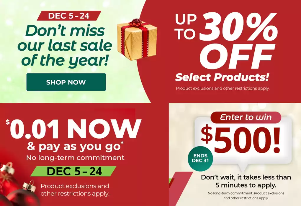 Aaron's catalogue in Toronto | Up To 30% Off | 2024-12-05 - 2024-12-24