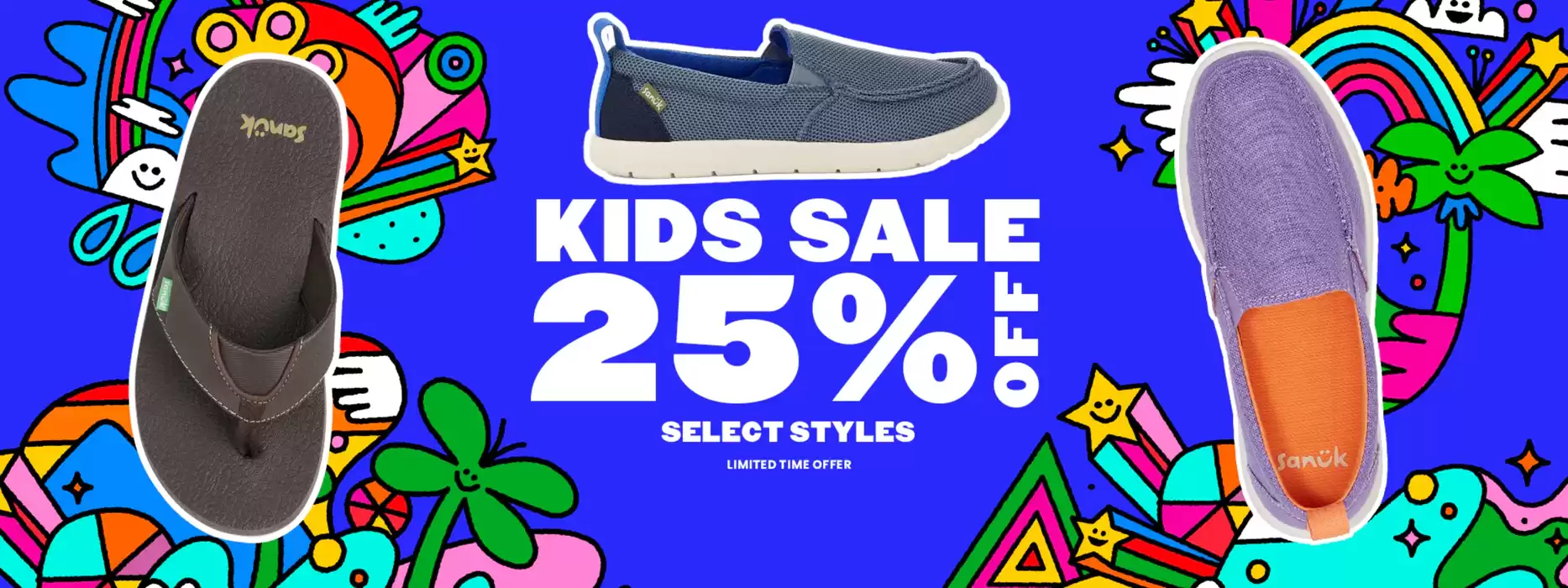 Sanuk catalogue in Sydney | Kids Sale 25% Off | 2024-12-05 - 2024-12-19