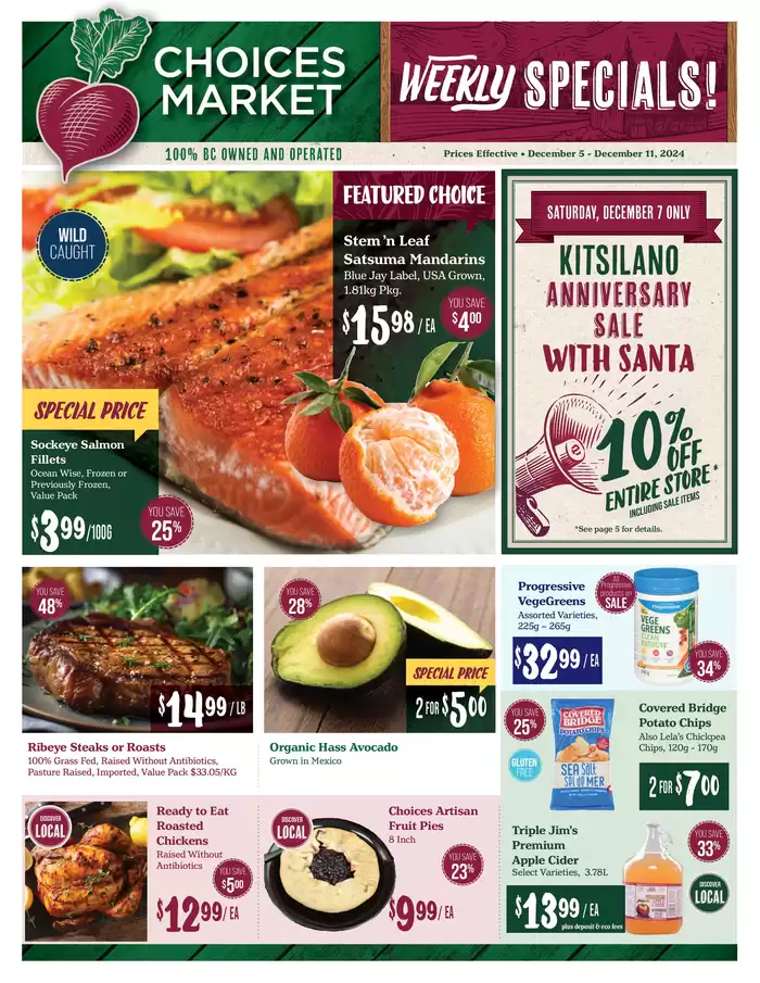 Choices Market catalogue in Surrey | Choices Market weekly flyer | 2024-12-06 - 2024-12-20