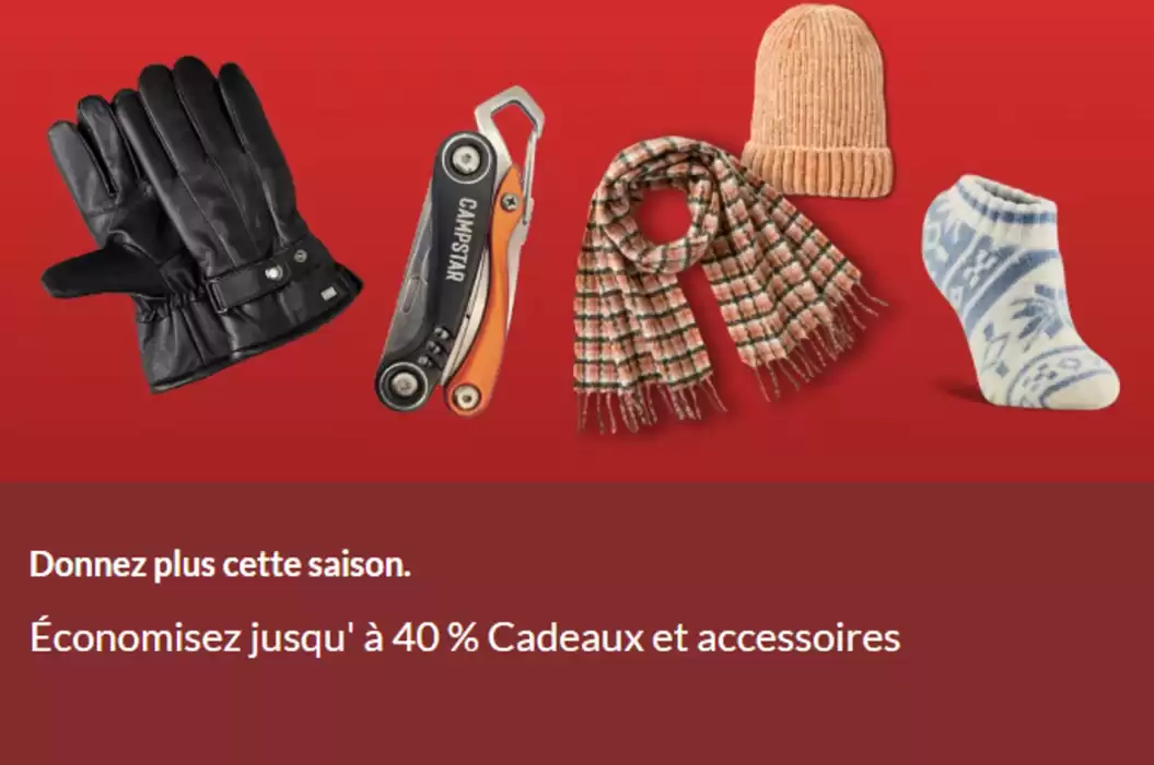 L'équipeur catalogue in Whitchurch-Stouffville | Économisez jusqu' à 40 % Cadeaux et accessoires | 2024-12-06 - 2024-12-20