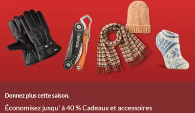 Clothing, Shoes & Accessories offers in Whitchurch-Stouffville | Économisez jusqu' à 40 % Cadeaux et accessoires in L'équipeur | 2024-12-06 - 2024-12-20