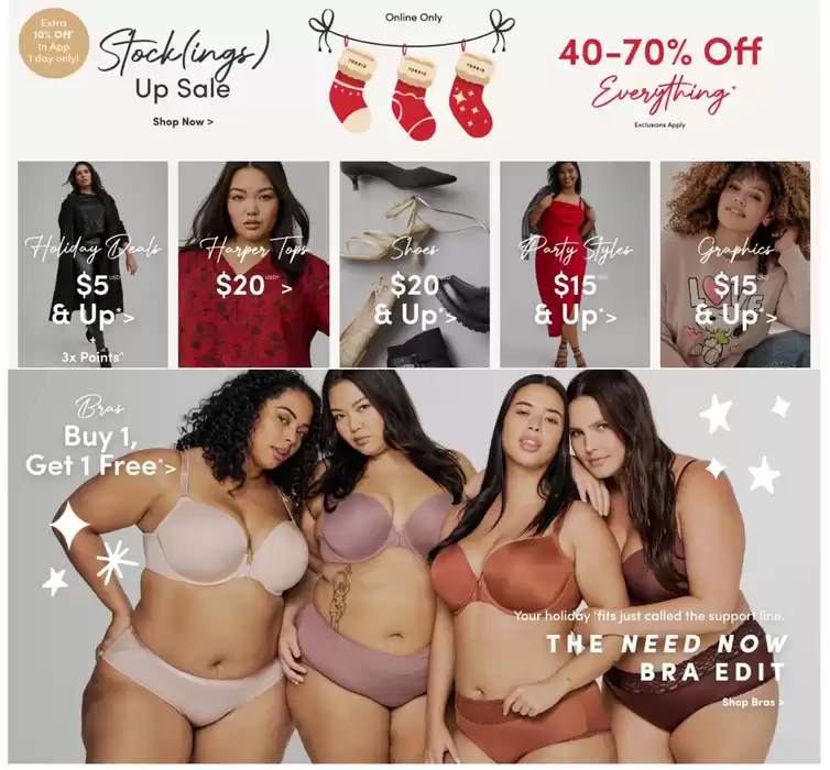 Torrid catalogue in North York | 40 -70% Off Everything | 2024-12-06 - 2024-12-20