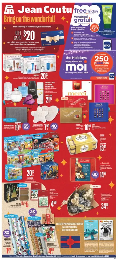 Pharmacy & Beauty offers in Moose Creek ON | Top deals and discounts in Jean Coutu | 2024-12-12 - 2024-12-18