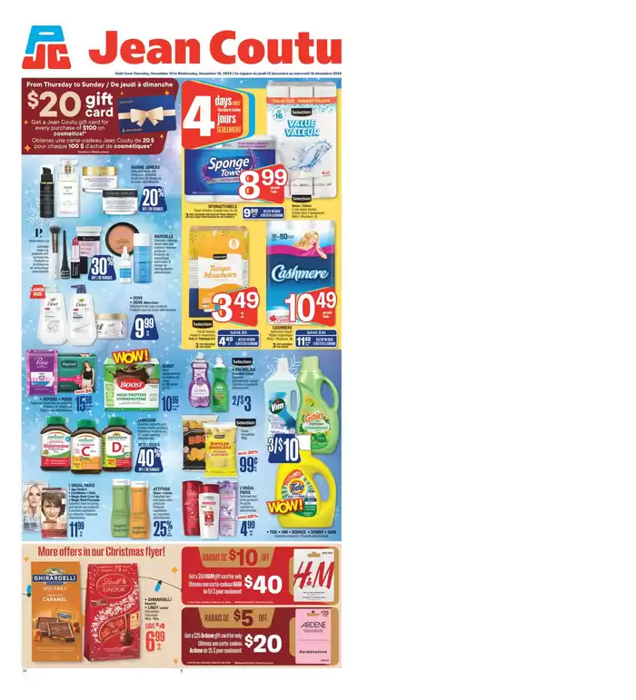 Jean Coutu catalogue in CAP-AUX-MEULES | Top offers for all bargain hunters | 2024-12-12 - 2024-12-18