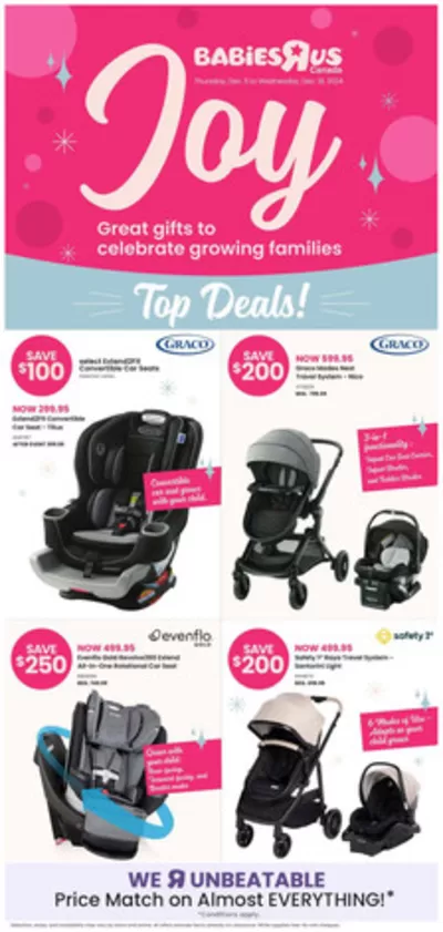 Toys R us catalogue in Scarborough | Babies"R"Us Flyer | 2024-12-05 - 2024-12-18