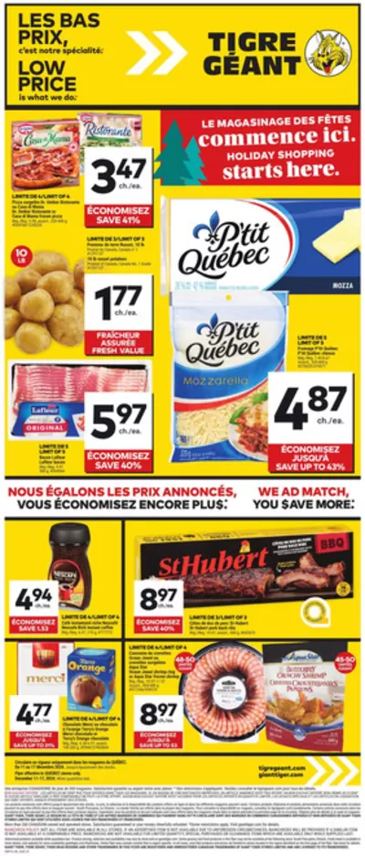 Grocery offers in Victoriaville | Top deals for all customers in Giant Tiger | 2024-12-11 - 2024-12-17