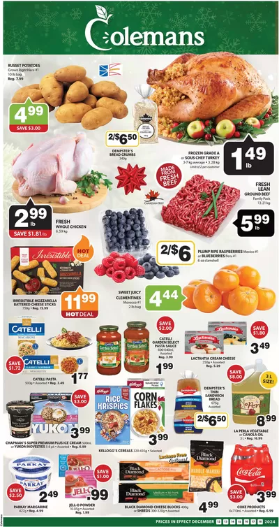 Grocery offers in Channel-Port-aux-Basques | Top deals and discounts in Coleman's | 2024-12-12 - 2024-12-18