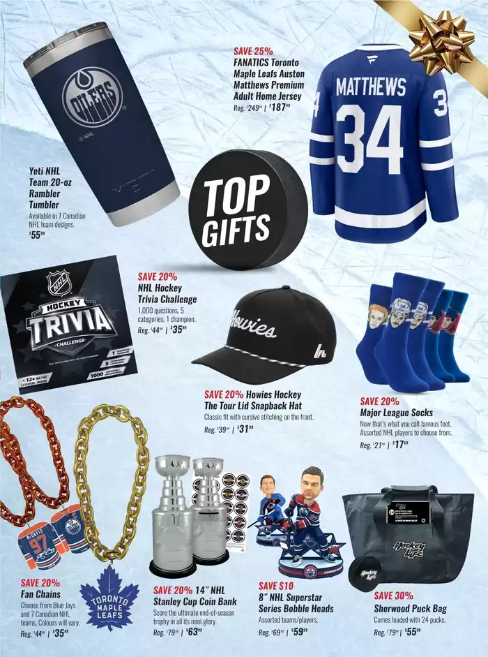 Pro Hockey Life catalogue in Oshawa | 2024 Holiday Gift Guide | 2024-12-10 - 2024-12-24