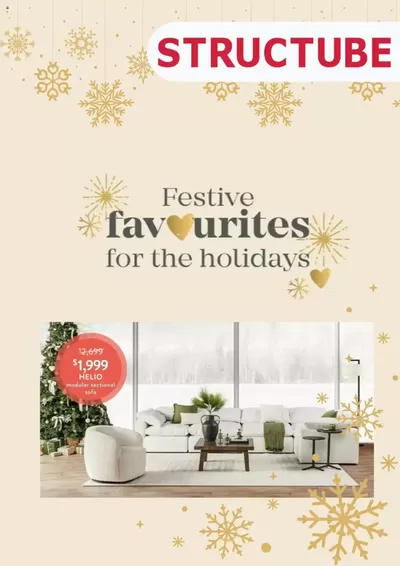 Home & Furniture offers in Carignan | Festive Favourites for the Holidays in Structube | 2024-12-10 - 2024-12-29