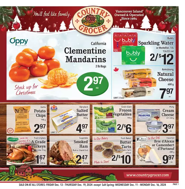 Country Grocer catalogue in Nanaimo | Discover attractive offers | 2024-12-11 - 2024-12-25