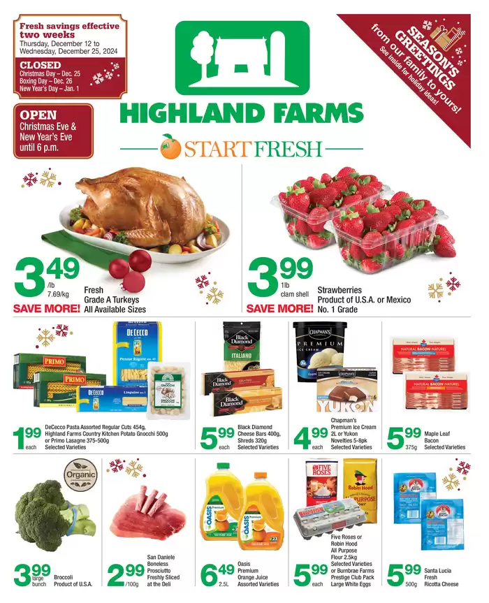 Highland Farms catalogue in Scarborough | Highland Farms flyer | 2024-12-12 - 2024-12-25