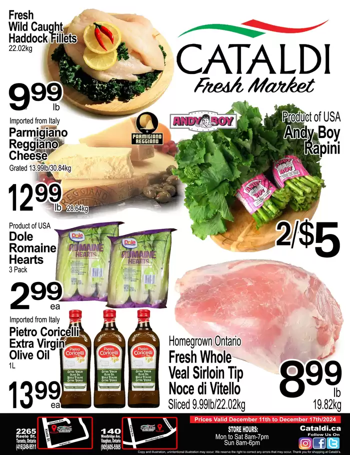 Cataldi catalogue in Toronto | Top offers for smart savers | 2024-12-11 - 2024-12-25