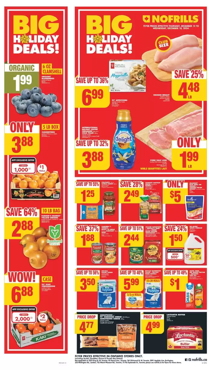 No Frills catalogue in North York | No Frills Weekly ad | 2024-12-12 - 2024-12-18