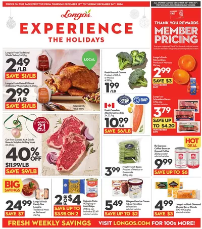 Grocery offers in Whitchurch-Stouffville | Weekly Flyer in Longo's | 2024-12-12 - 2024-12-18