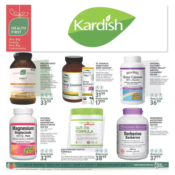 Kardish catalogue in Gatineau | Current deals and offers | 2024-12-11 - 2025-01-01