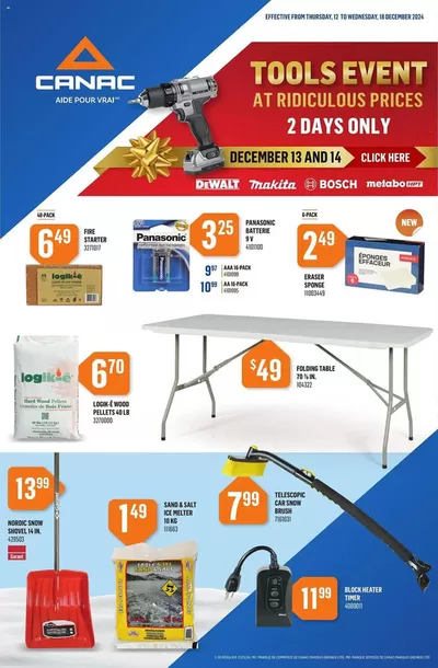 Garden & DIY offers in Drummondville | Canac weekly flyer in Canac | 2024-12-12 - 2024-12-18