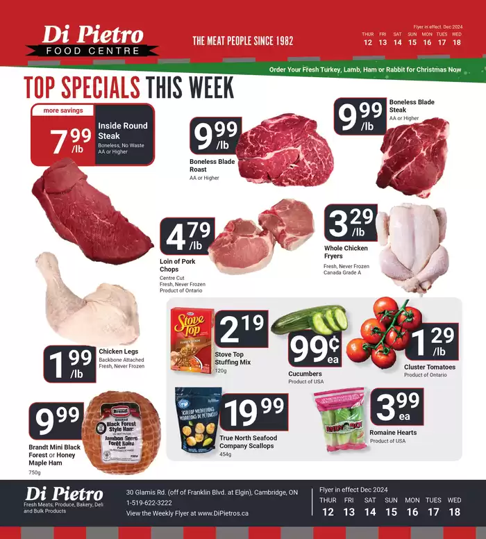 Di Pietro catalogue in Kitchener | Top Specials This Week | 2024-12-12 - 2024-12-18