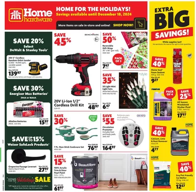 Home Hardware catalogue in Channel-Port aux Basques | Home Hardware weekly flyer | 2024-12-12 - 2024-12-18