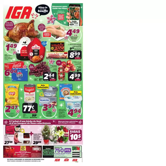 IGA Extra catalogue in Edmundston | Top offers for smart savers | 2024-12-12 - 2024-12-18