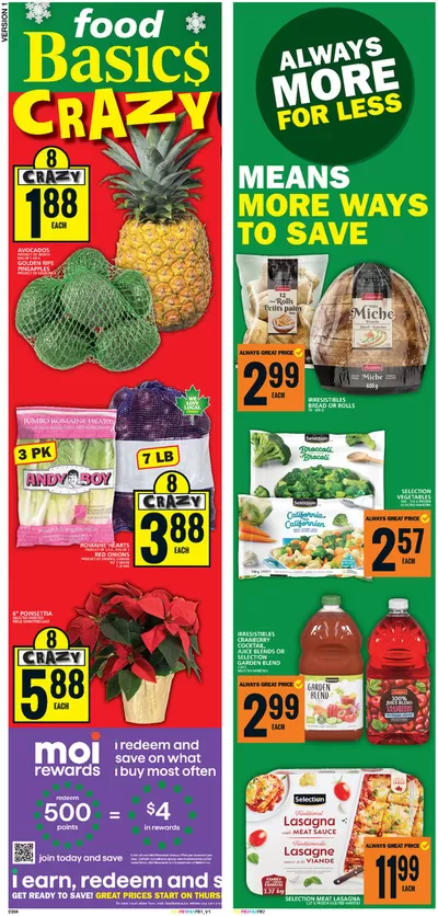 Food Basics catalogue in Bradford West Gwillimbury | Food Basics weekly flyer | 2024-12-12 - 2024-12-18