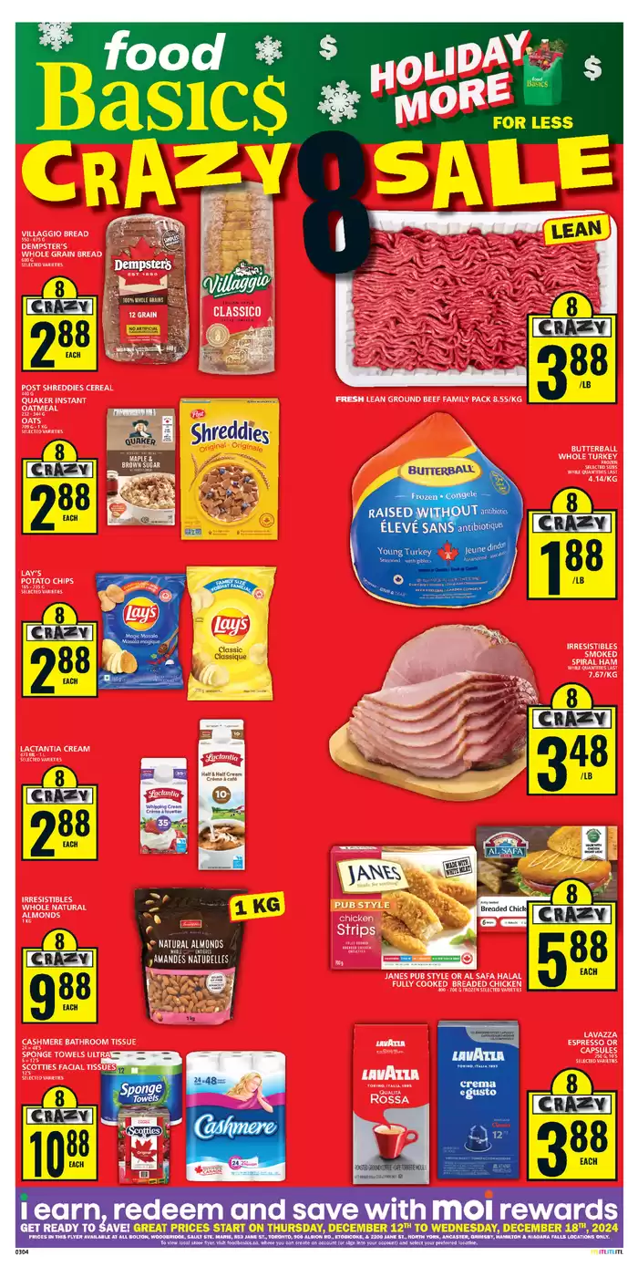 Food Basics catalogue in Bolton | Great offer for all customers | 2024-12-12 - 2024-12-18