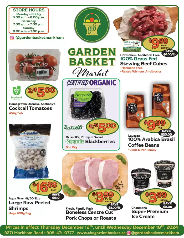 The Garden Basket catalogue in Markham | The Garden Basket | 2024-12-12 - 2024-12-26