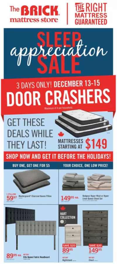 The Brick catalogue in Richmond Hill | Brick Mattress Store | 2024-12-12 - 2024-12-23