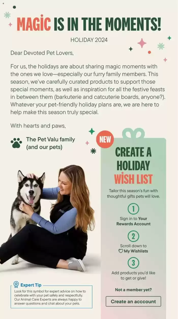 Petvalu catalogue in Sydney | Magic Holiday Moments | 2024-12-12 - 2024-12-31