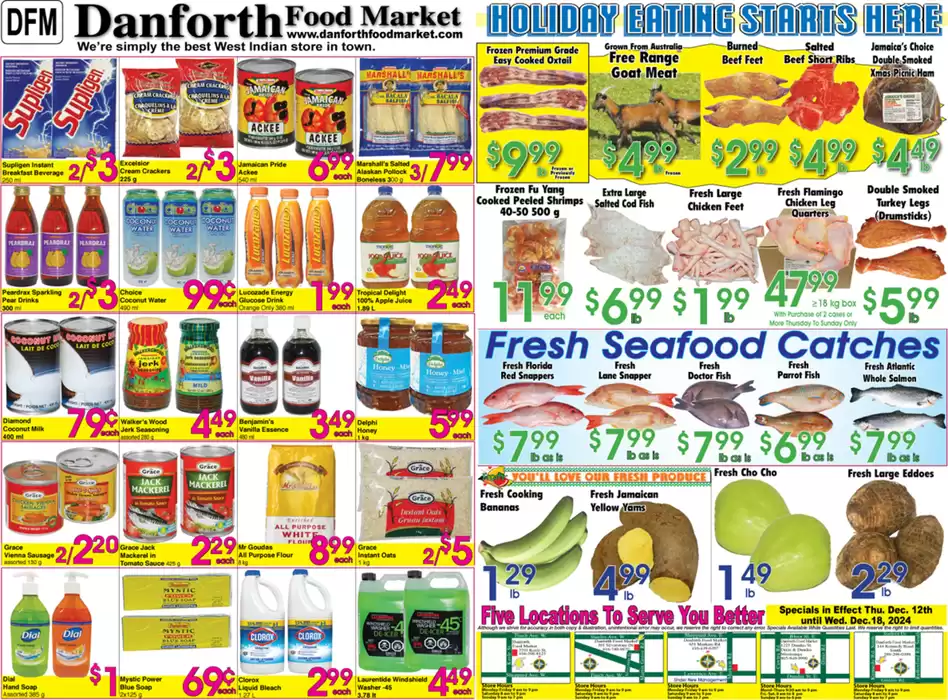 Danforth Food Market catalogue in Toronto | Danforth Food Market | 2024-12-12 - 2024-12-26