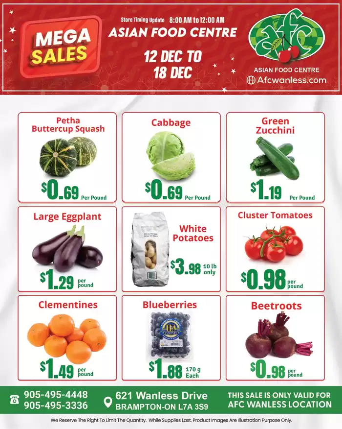 Asian Food Centre catalogue in North York | Mega Sales | 2024-12-12 - 2024-12-18