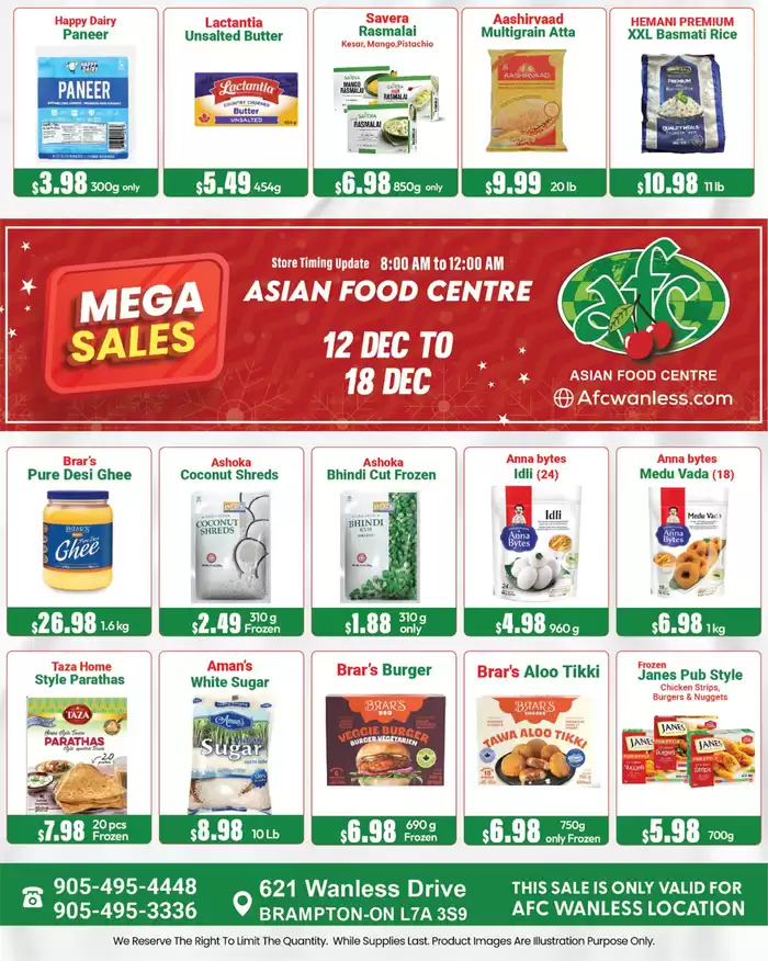 Asian Food Centre catalogue in North York | Mega Sales | 2024-12-12 - 2024-12-18