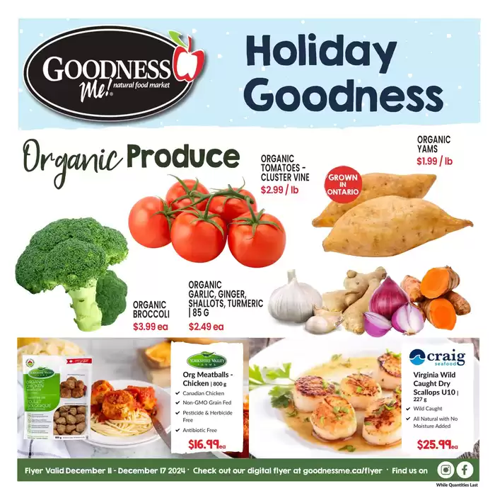 Goodness Me catalogue in Barrie | Holiday Goodness | 2024-12-12 - 2024-12-17