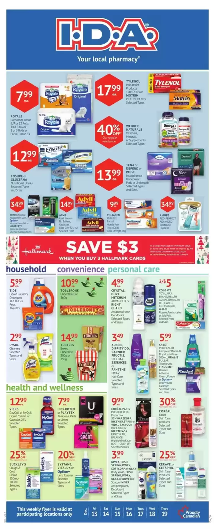 IDA Pharmacy catalogue in Scarborough | Weekly Specials | 2024-12-13 - 2024-12-19