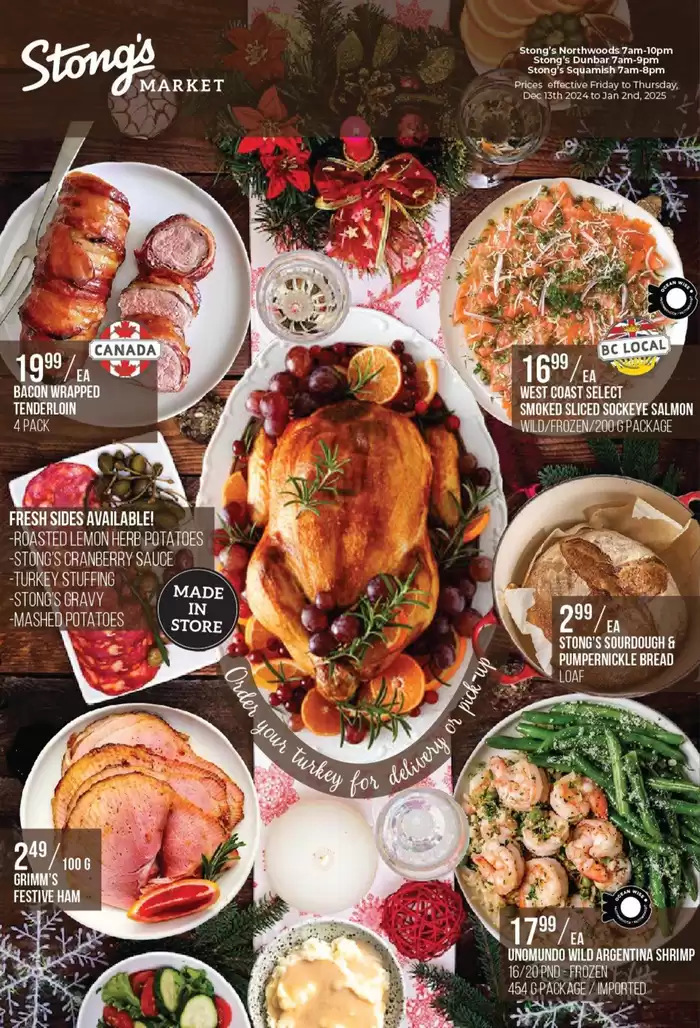 Stong's Market catalogue in Vancouver | Current deals and offers | 2024-12-13 - 2025-01-02