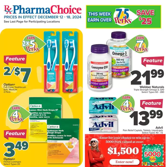 PharmaChoice catalogue in Florenceville-Bristol | PharmaChoice Weekly ad | 2024-12-12 - 2024-12-18