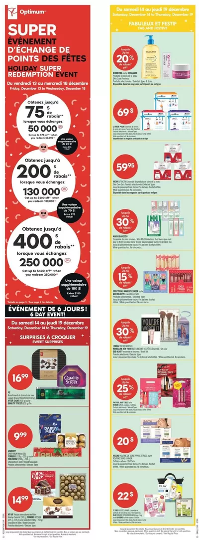 Shoppers Drug Mart catalogue in Sydney | Shoppers Drug Mart Weekly ad | 2024-12-14 - 2024-12-19