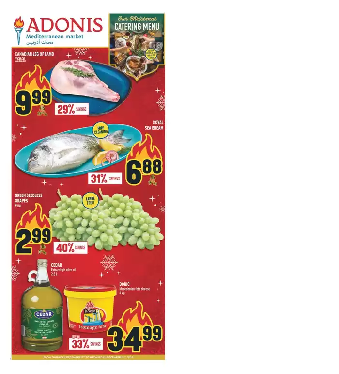 Marché Adonis catalogue in Toronto | Current bargains and offers | 2024-12-12 - 2024-12-18