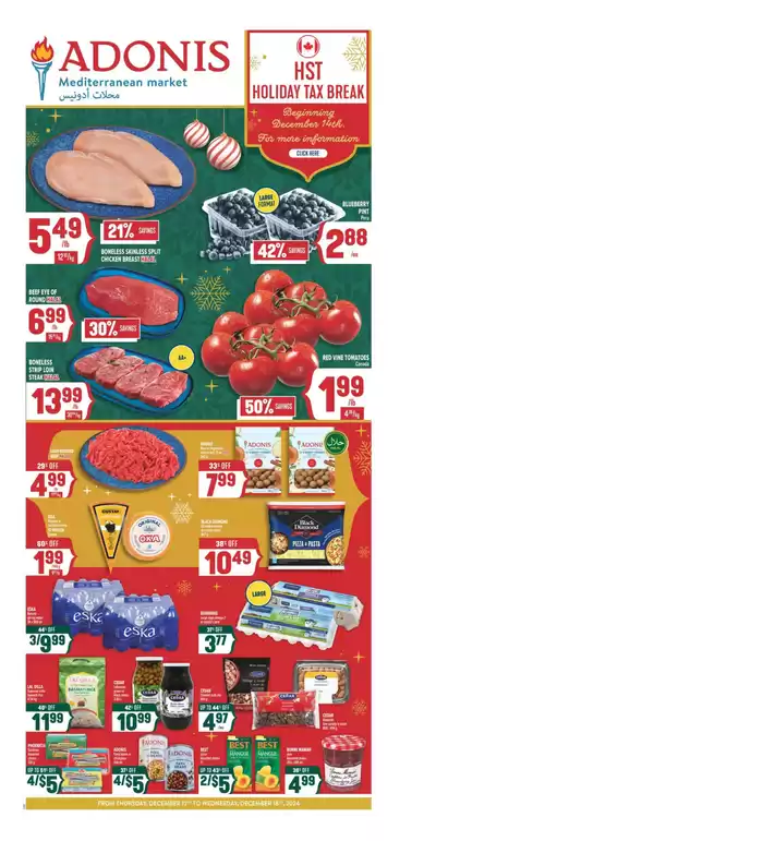 Marché Adonis catalogue in Toronto | Current bargains and offers | 2024-12-12 - 2024-12-18