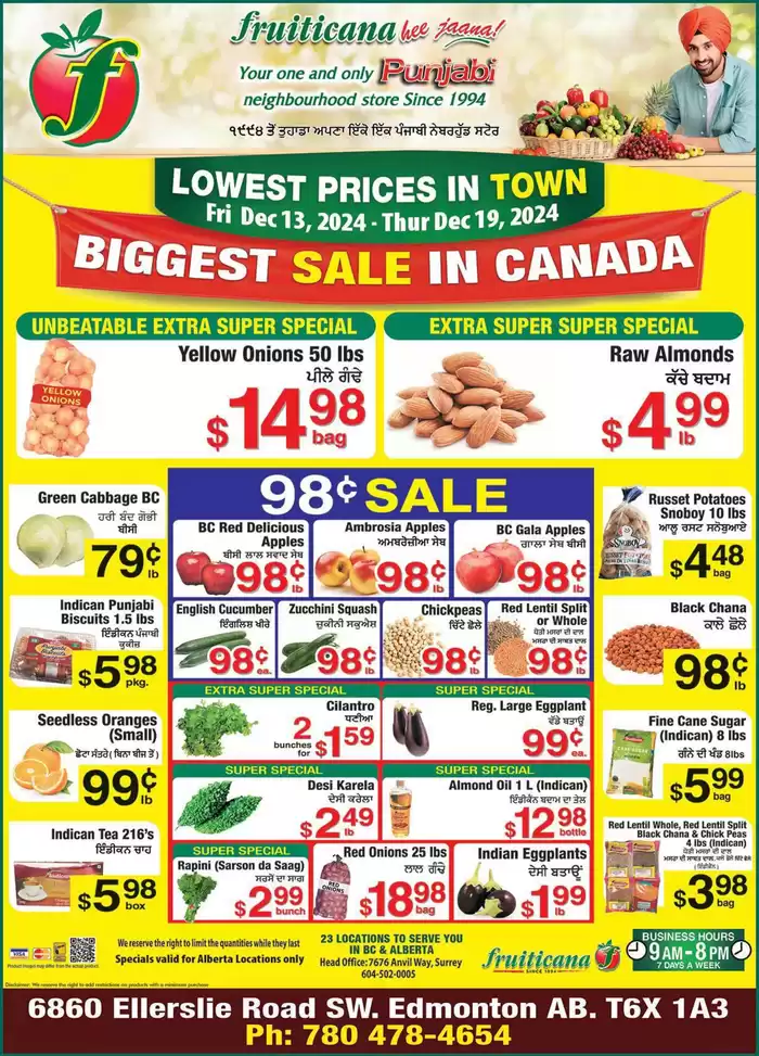 Fruiticana catalogue in Surrey | Save now with our deals | 2024-12-13 - 2024-12-27