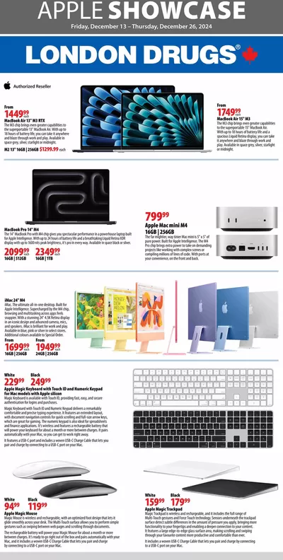 London Drugs catalogue in Surrey | London Drugs Weekly ad | 2024-12-13 - 2024-12-26