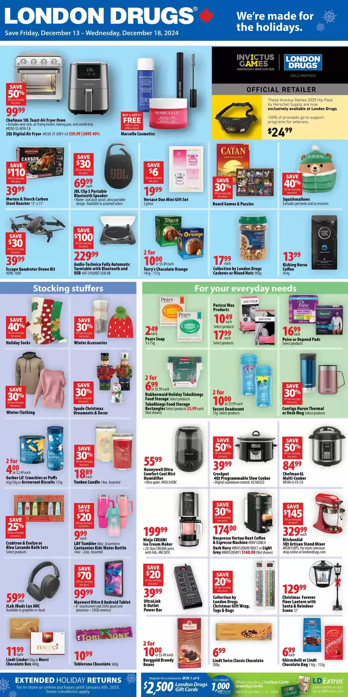 London Drugs catalogue in Surrey | Great offer for all customers | 2024-12-13 - 2024-12-18